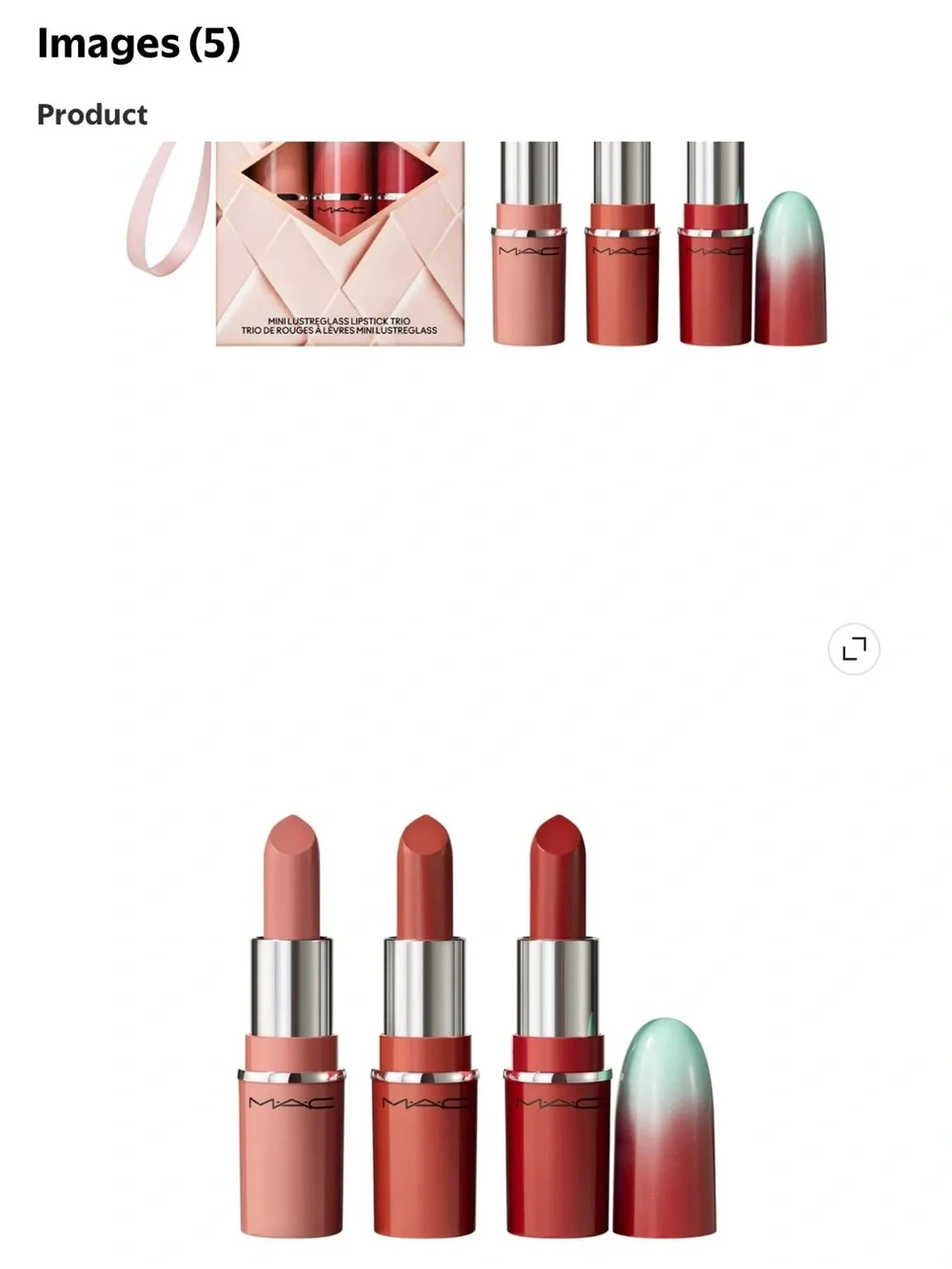 MAC Cosmetics Mini Lipstick Trio Spice It Up, Thanks It MAC, Business Cas Shades